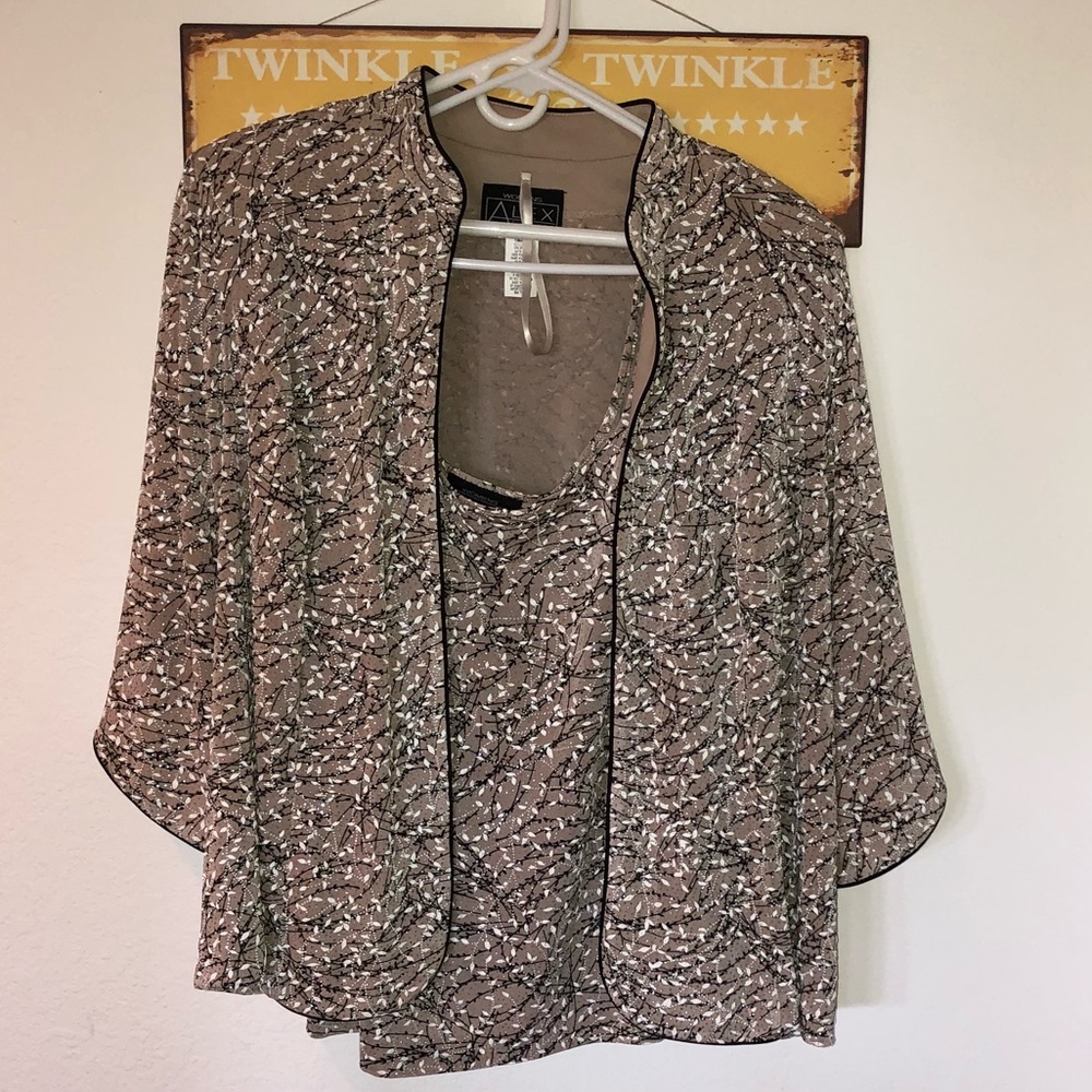 Alex Evenings camisole and jacket